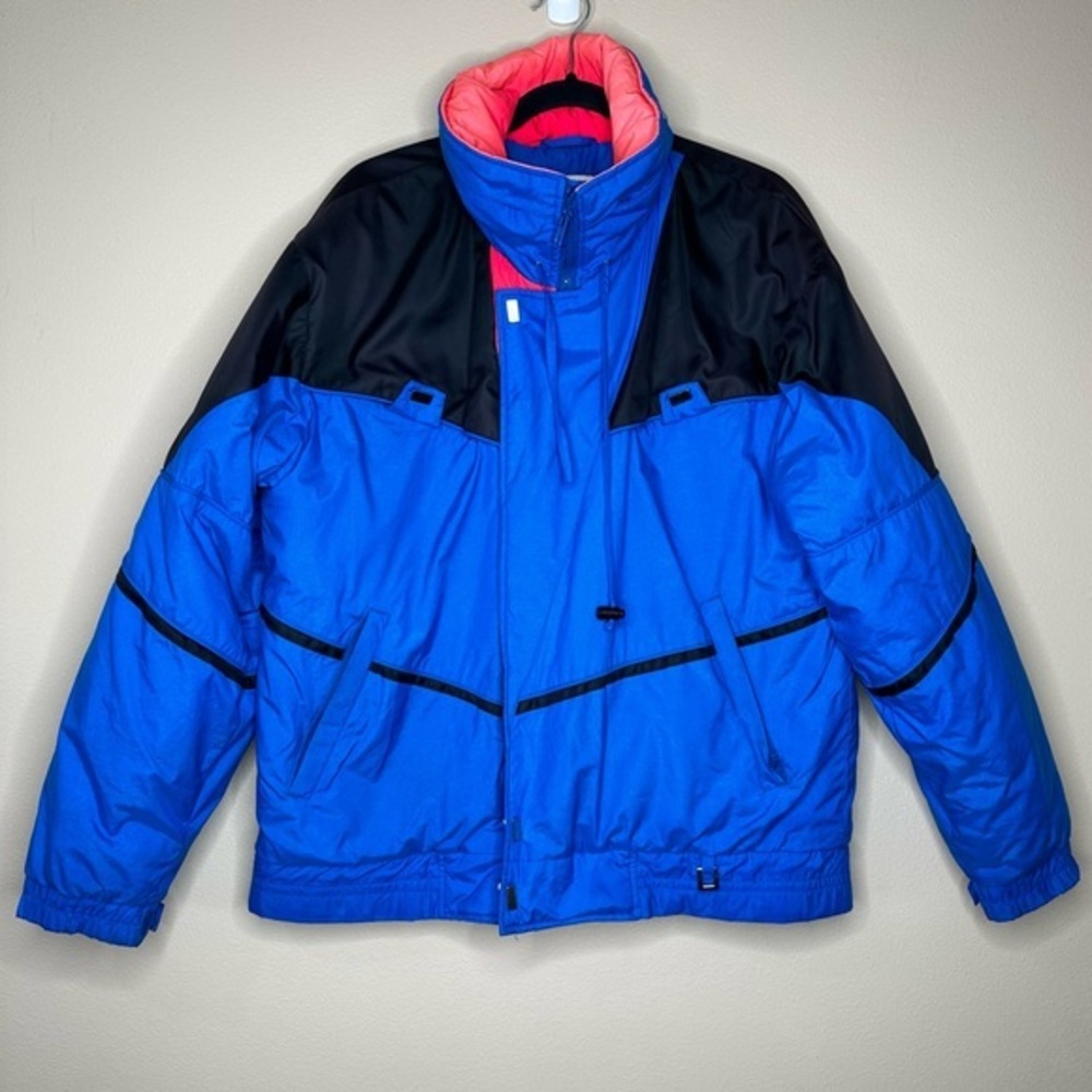Profile Ski Snow‎ Snowboard Jacket VTG rare Blue Red Men’s Size M